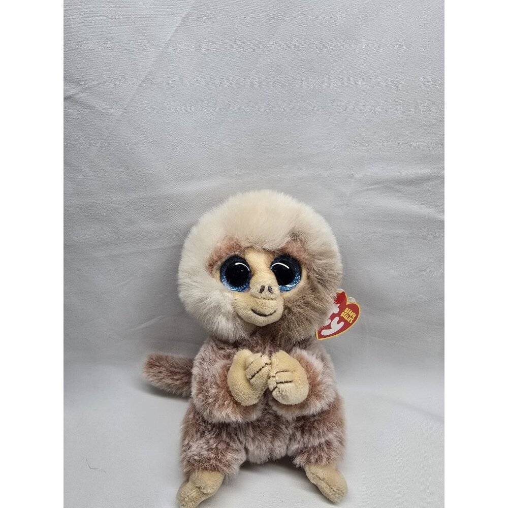 Ty Beanie Baby Beanie Bellies - STUBBY the MONKEY 6 inch - Stuffed Animal Toy